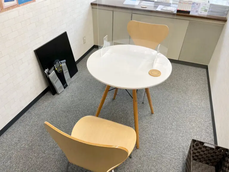 24/7Workout宇都宮店のカウンセリングスペース