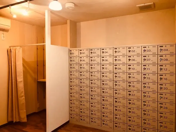 ファディー湘南台のロッカー・更衣室