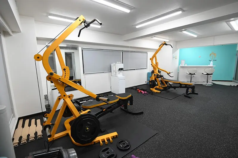 アップルジム立川店のジム内スペース