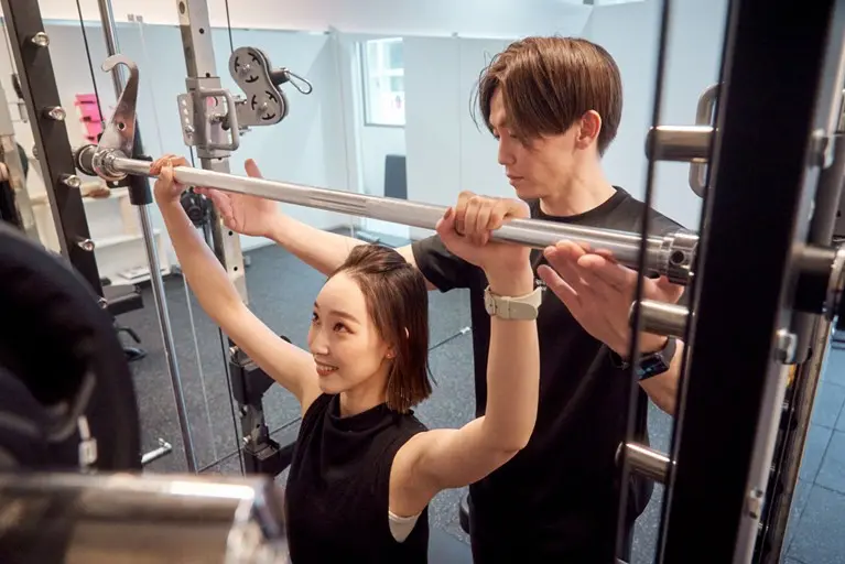 パーソナルジムNANA吉祥寺店のレッスン風景