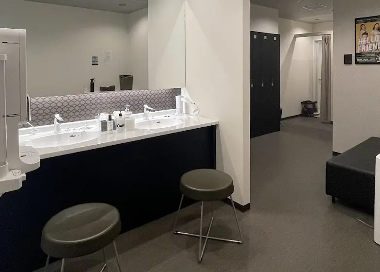 ライザップ札幌店のパウダールーム