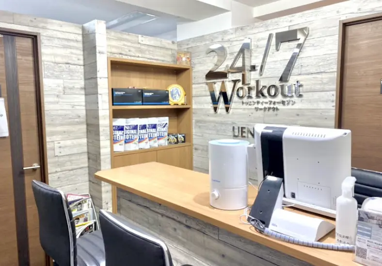 24/7Workout 上野店のジム内