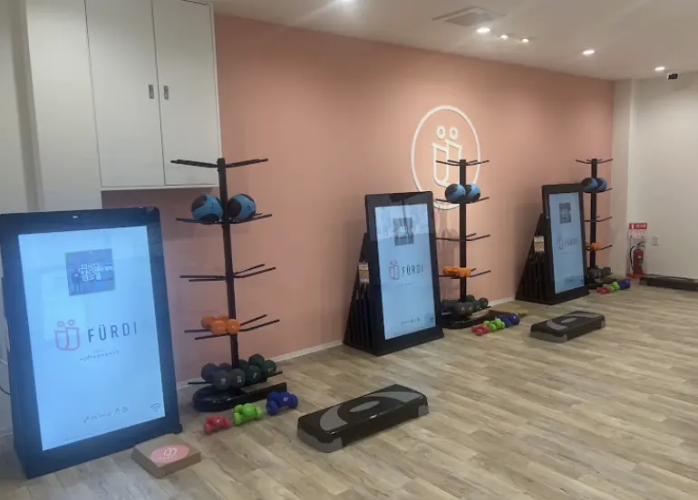 ファディー 岡山野田店のジム内