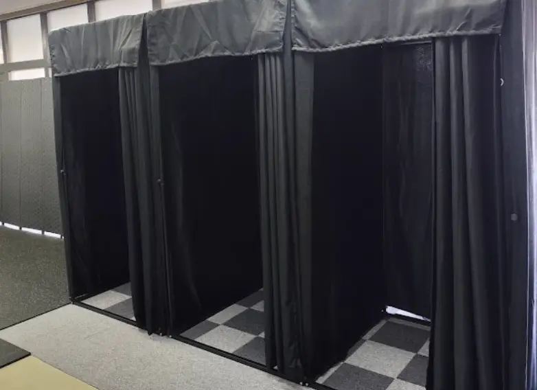 プリッツジム小倉店の更衣スペース