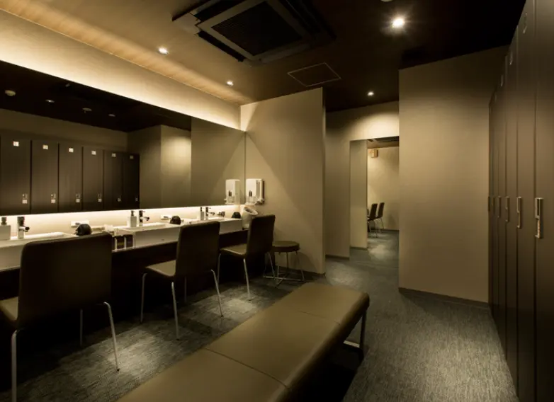 ライザップ小倉店のパウダールーム