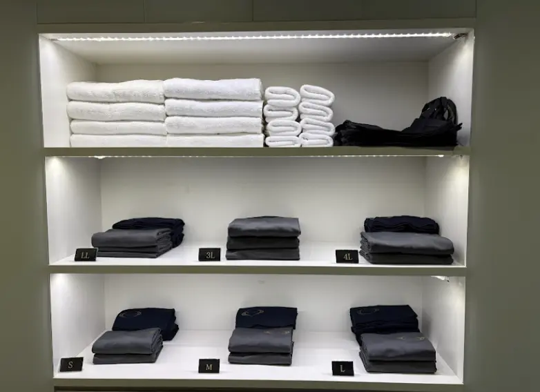 ライザップ水戸店の無料レンタル・タオル・ウェア