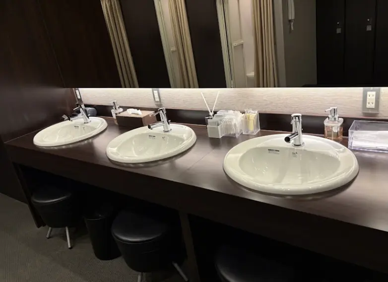 ライザップ水戸店のパウダールーム