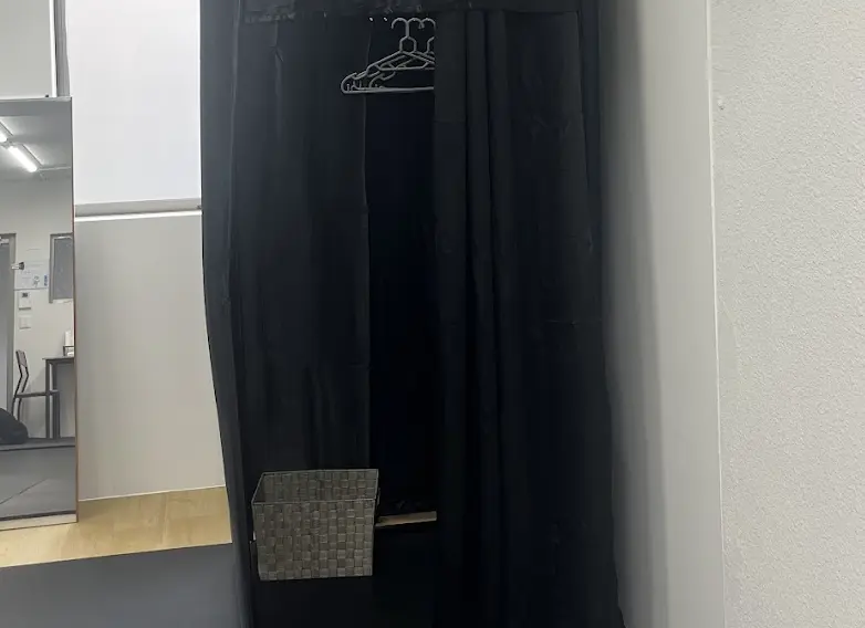 プリッツジム熊本店の更衣スペース