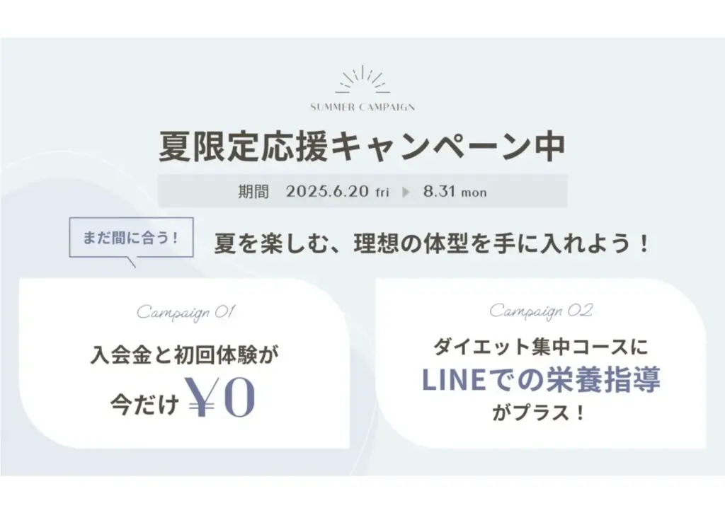 yourfitの最新キャンペーン画像