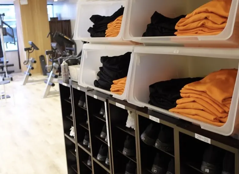 エクササイズコーチ広島店の無料レンタルウェアとシューズ