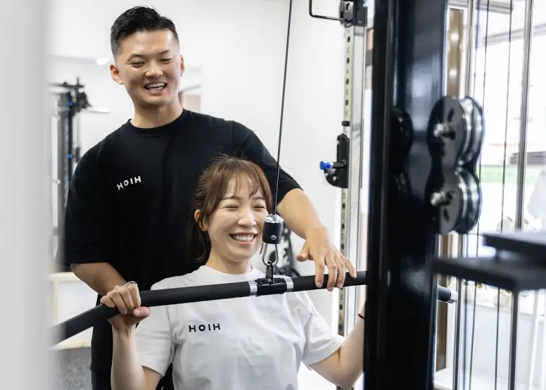HIOHパーソナルジムのレッスン風景