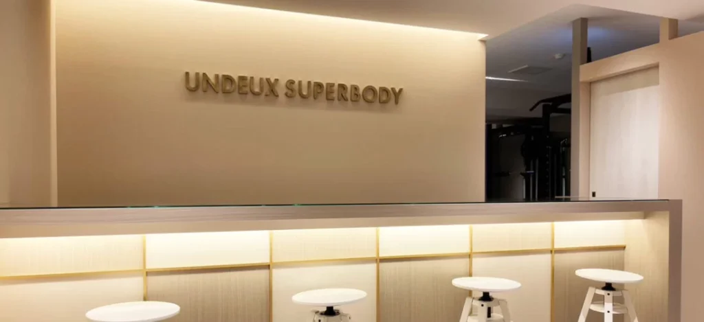 UNDEUX SUPERBODY 目黒スタジオのエントランス