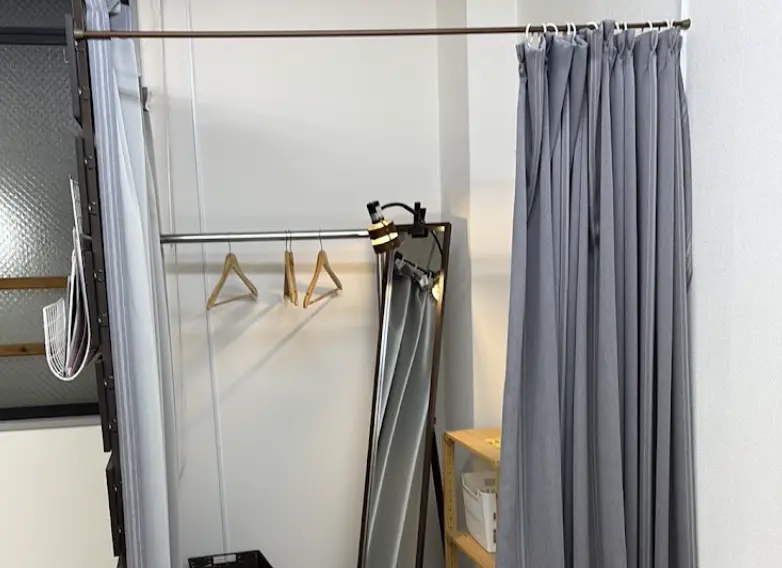 HPER枚方店の更衣スペース