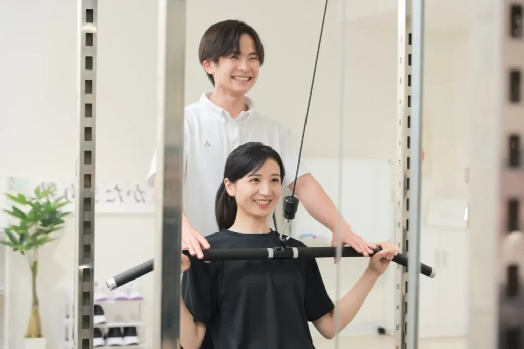 かたぎり塾後楽園店のパーソナルの様子