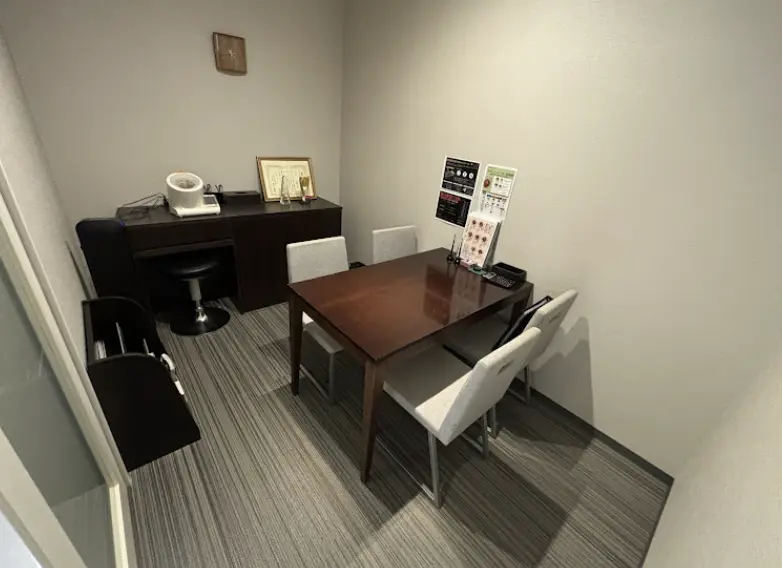 ライザップ姫路店のカウンセリングルーム