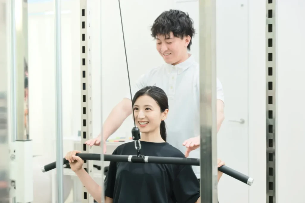 かたぎり塾流山おおたかの森店のパーソナルトレーニングの様子