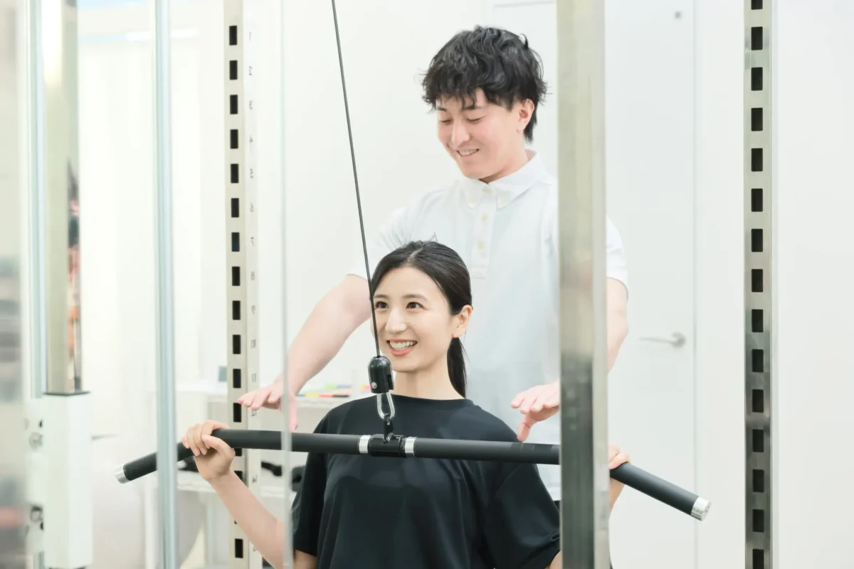 かたぎり塾流山おおたかの森店のパーソナルトレーニングの様子