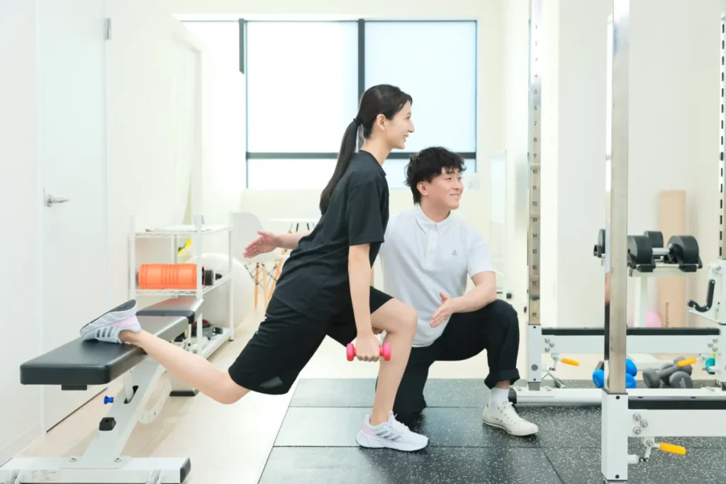 かたぎり塾流山おおたかの森店のパーソナルトレーニングの様子