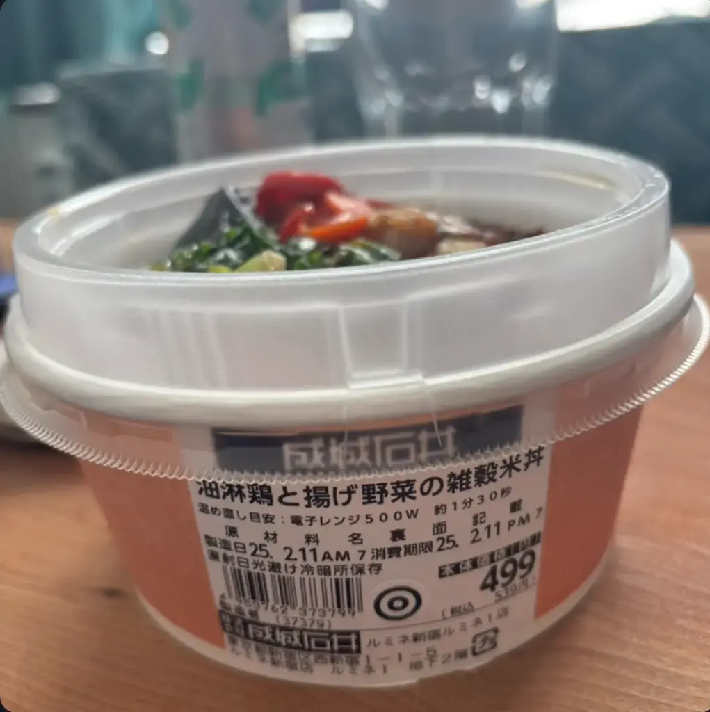 私が痩せる前のダメな食事例の画像