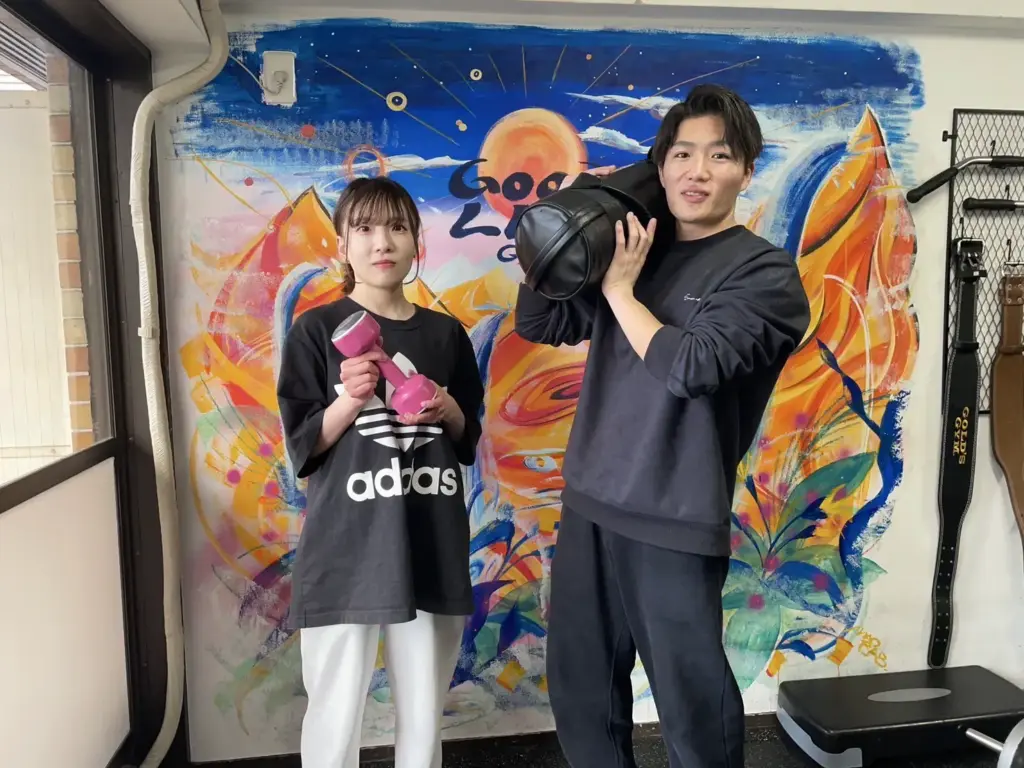 グッドライフジム代々木店のトレーナーさんとの画像