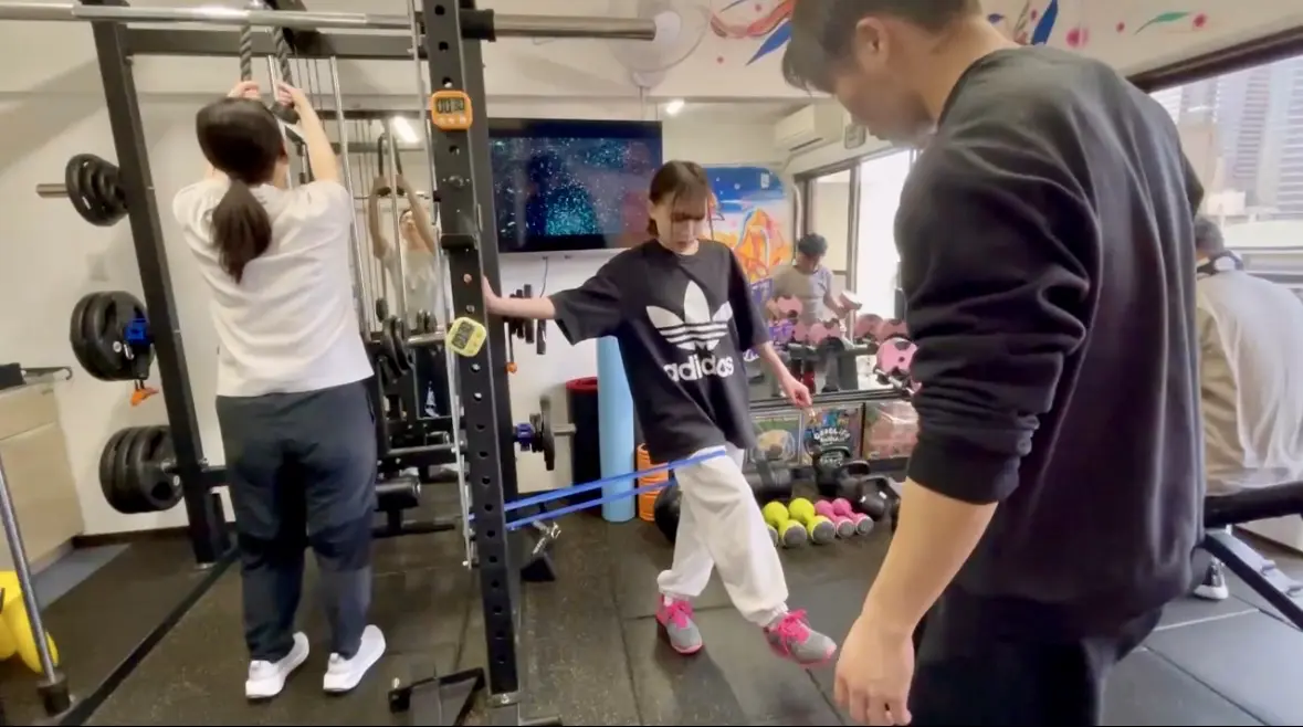 グッドライフジム代々木店での初回体験時の様子