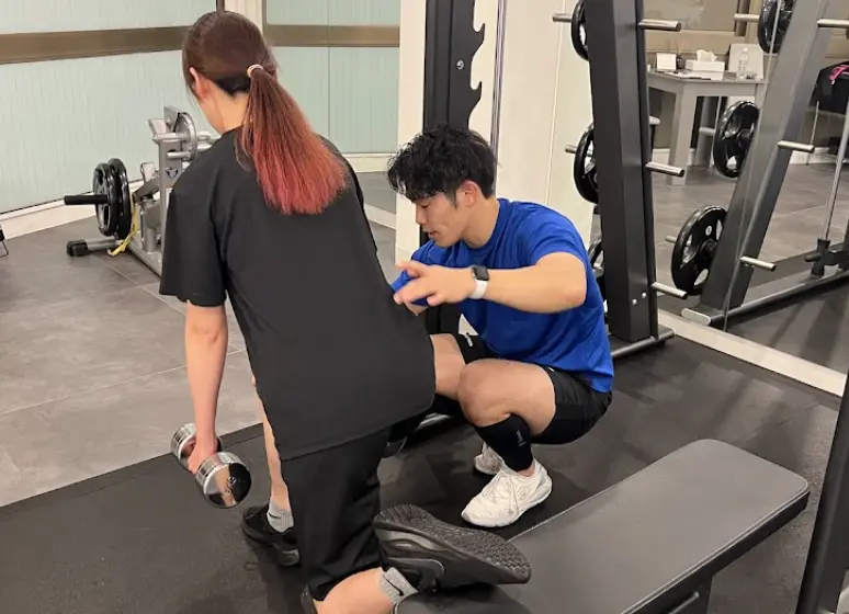 BEYOND 春日部店のパーソナルトレーニングの様子