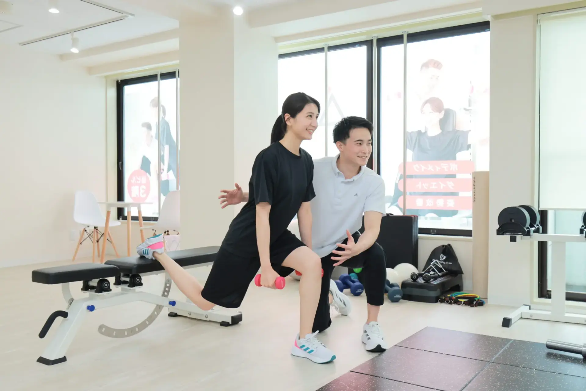 かたぎり塾 西船橋店のパーソナルトレーニングの様子