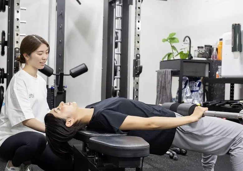 Fiterre 東小金井店のパーソナルトレーニングの様子