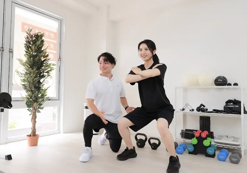 かたぎり塾 南行徳店のパーソナルトレーニングの様子