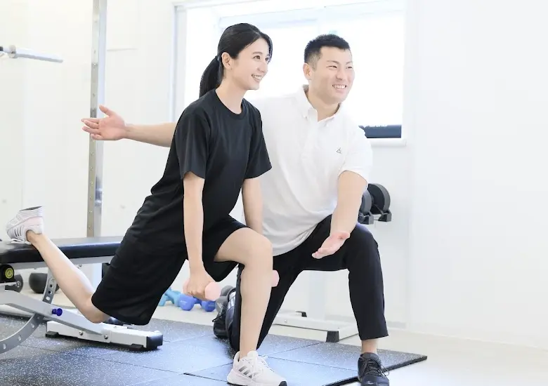 かたぎり塾 南阿佐ヶ谷店のパーソナルトレーニングの様子