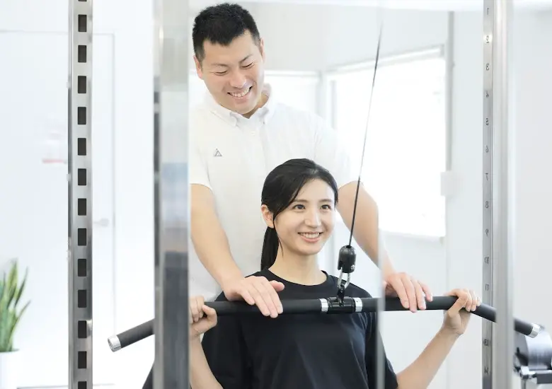 かたぎり塾 南阿佐ヶ谷店のパーソナルトレーニングの様子