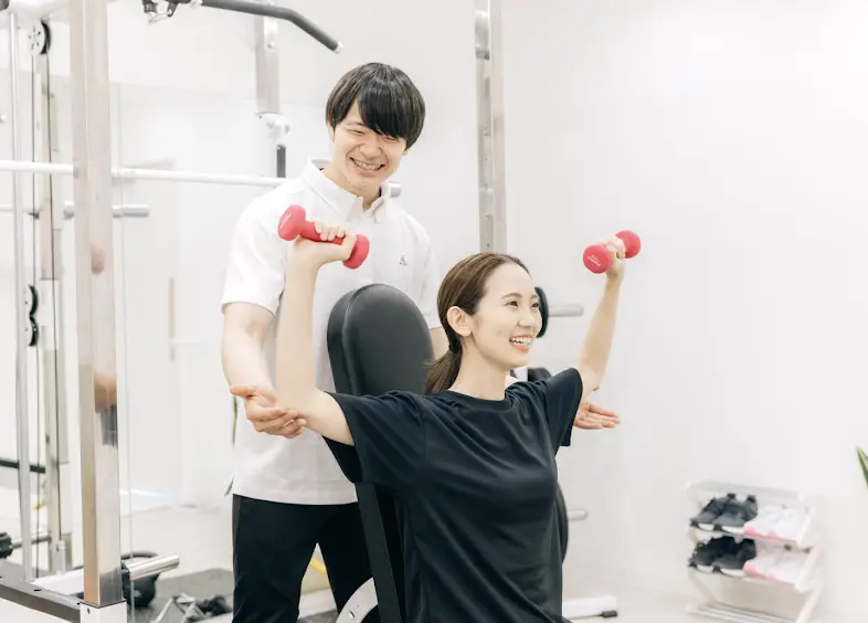 かたぎり塾 淡路店のパーソナルトレーニングの様子