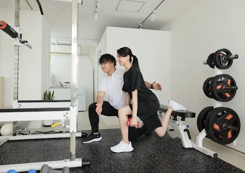 かたぎり塾 西巣鴨店のパーソナルトレーニングの様子