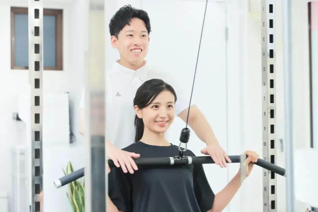かたぎり塾 都立大学店のパーソナルトレーニングの様子