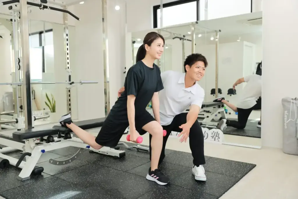 かたぎり塾仲町台店のパーソナルトレーニングの様子