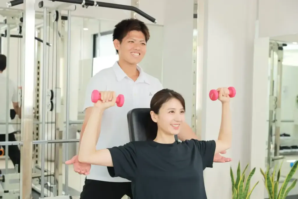 かたぎり塾仲町台店のパーソナルトレーニングの様子