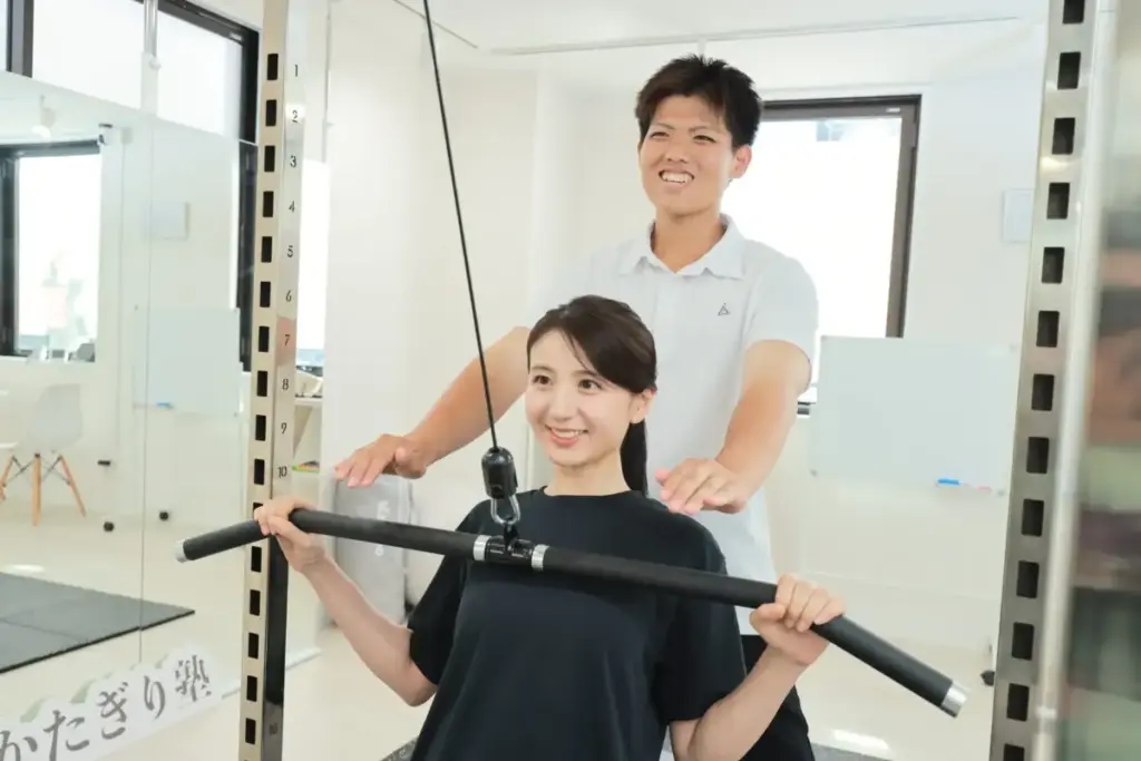 かたぎり塾仲町台店のパーソナルトレーニングの様子