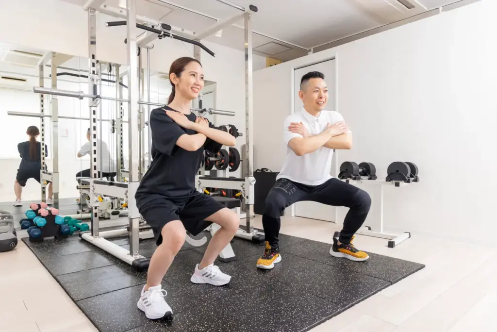 かたぎり塾大阪福島店のパーソナルトレーニングの様子