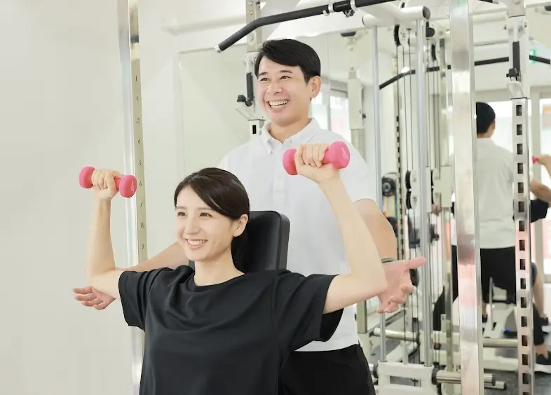 かたぎり塾奥沢店のパーソナルトレーニングの様子