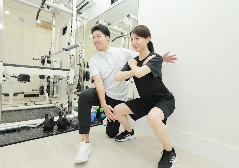 かたぎり塾雑司ヶ谷店のパーソナルトレーニングの様子