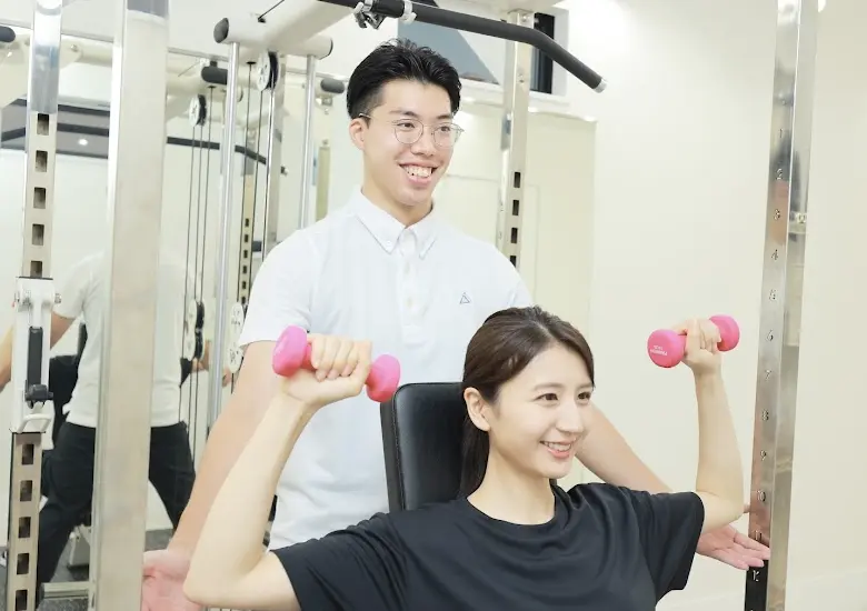 かたぎり塾雑司ヶ谷店のパーソナルトレーニングの様子