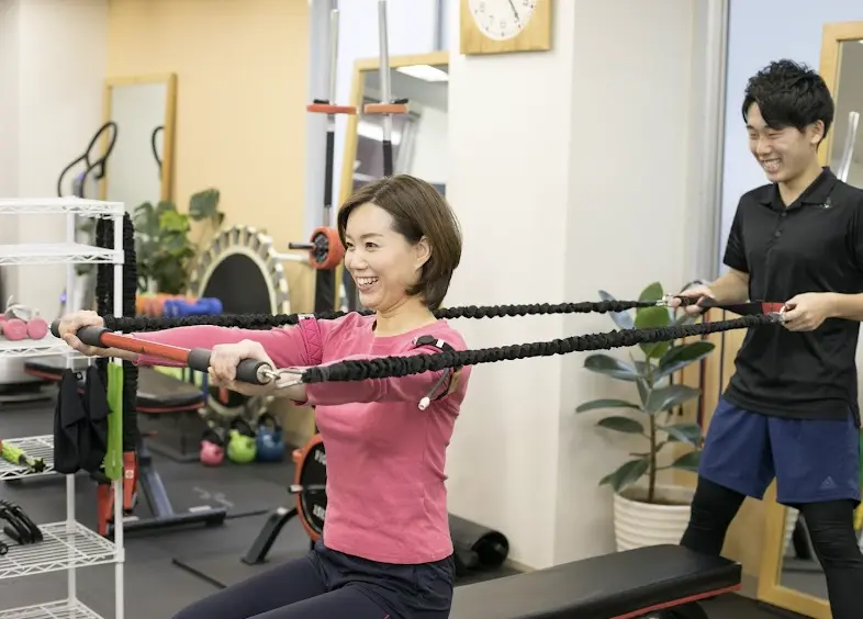 イートレ福島区のパーソナルトレーニングの様子