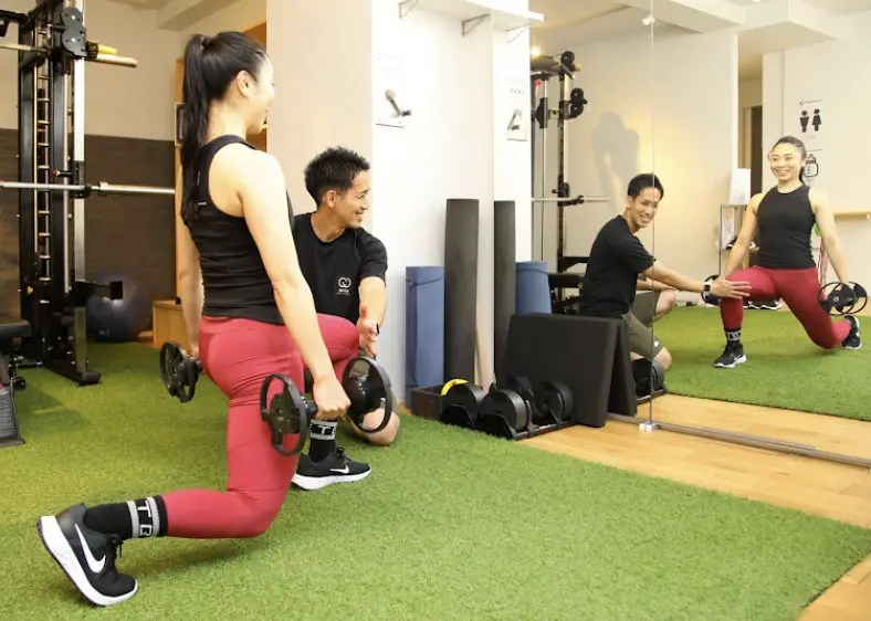 パーソナルトレーニングジムWITH 徳山駅前店のレッスン風景