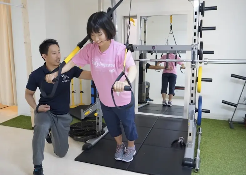 ボディインプルーブ 本八幡店のパーソナルトレーニングの様子