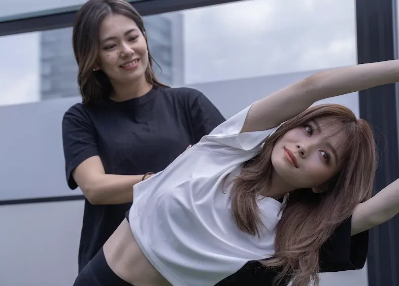 レクサーパーソナルジム 天六店のパーソナルトレーニングの様子