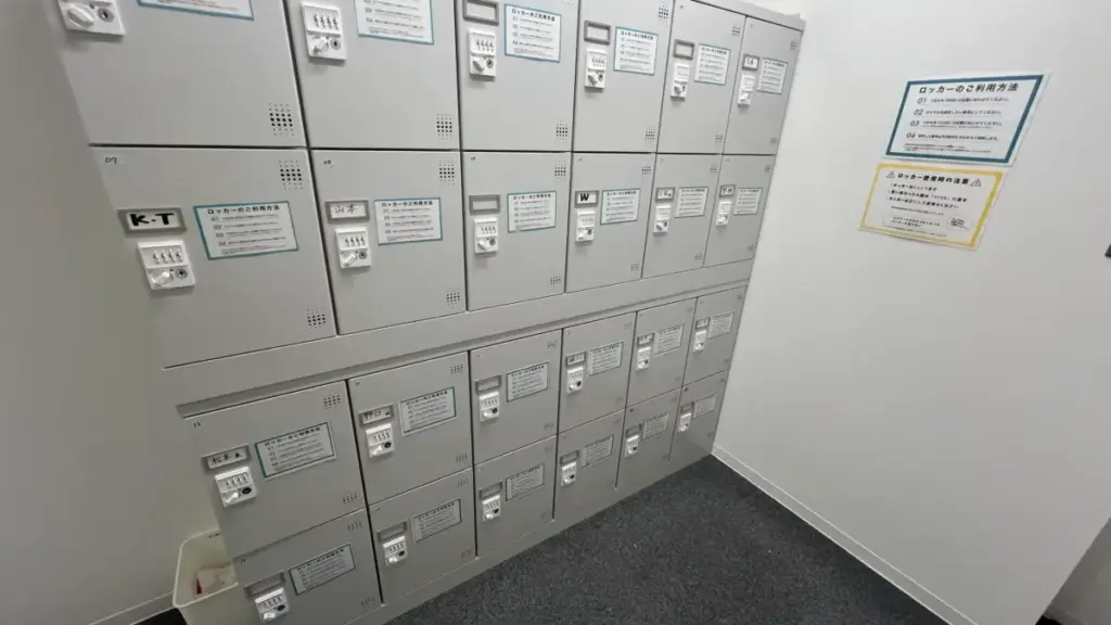 アマゾネス葛飾新宿店のロッカーの画像