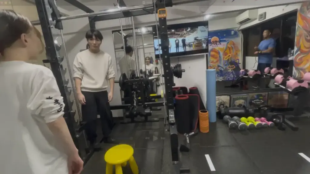 グッドライフジム代々木店でのセミパーソナルの様子