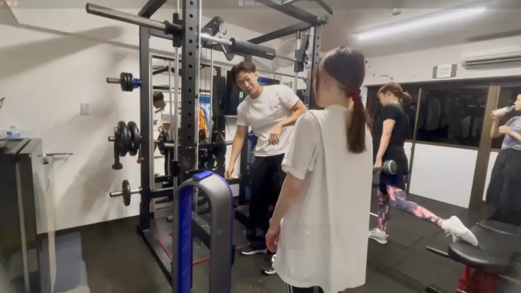 グッドライフジム代々木店でのセミパーソナルの様子