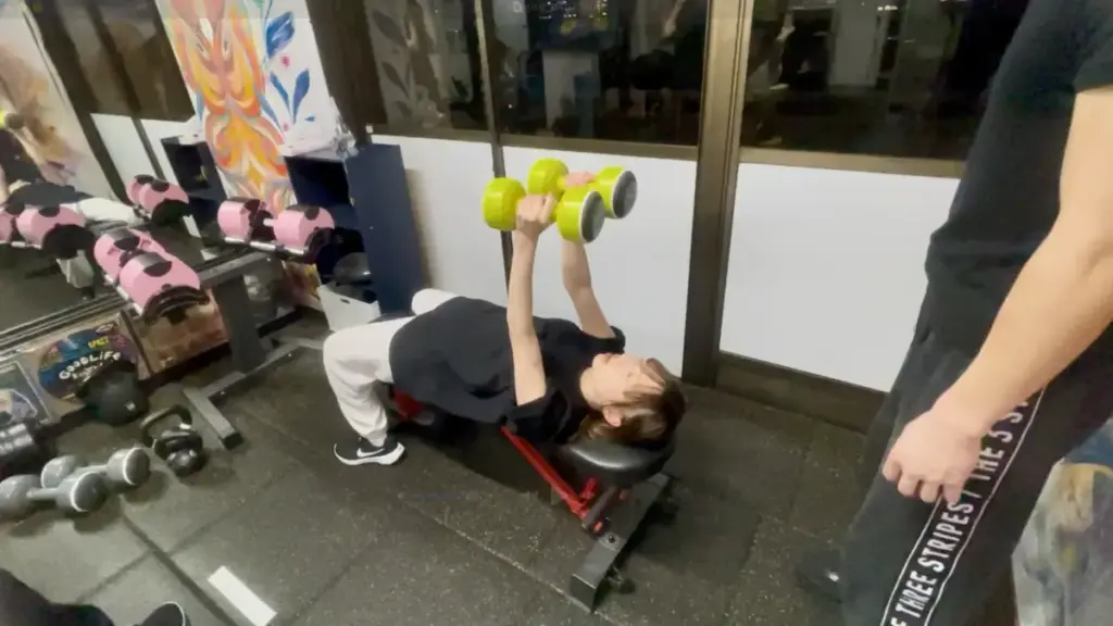 グッドライフジム代々木店でのセミパーソナルの様子