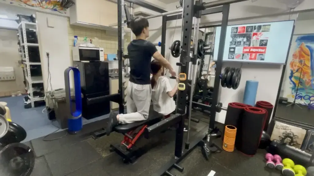 グッドライフジム代々木店でのセミパーソナルの様子